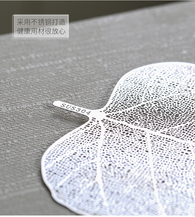 Trà Sendian Bodhi Lá thép không gỉ Leak Filter Trà Nghi lễ Sáng tạo Đồng Trà Kung Fu Bộ phụ kiện Trà tách bình ủ trà sữa