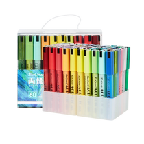 touch mark propylene mark pen 36 color 48 color 60 color Professional class waterproof hand painted diy propylene pen Mark pen children waterborne opaque