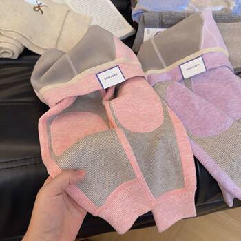 New School Uniform Magic Item for Autumn and Winter, Unisex Knee Patch Fleece-Lined Warm Pants, Thickened Deep-Cut Version