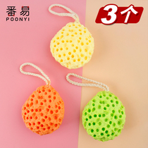 Bath Ball Bubble Bath Foam Bath Ball Cute Teenage Girl Rubbing Back Bubble Bath Towels Bath Balls Not Easy To Loose Soft Big Numbers