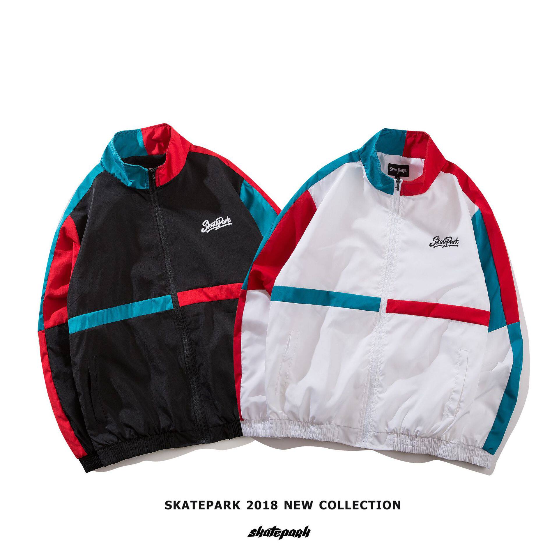 European and American Chauded Couple Couple Wind jacket lining Rib thin-style sweatshirt Sports loose sub-machine clothing for men and women