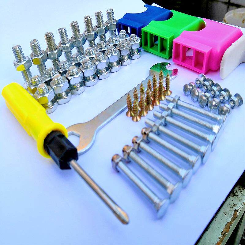 Backrest chair Bench Face Table Panel High School Students School Classroom Coaching Class Training Desk Desk Chairs Screw Accessories