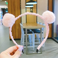 Светло -розовый шар для волос