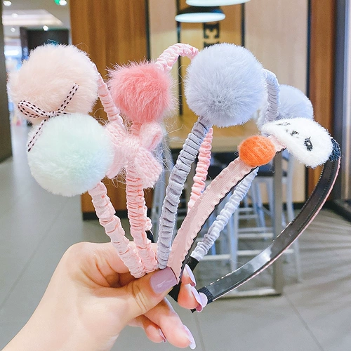 Детский демисезонный милый ободок, шпильки для волос для выхода на улицу, нескользящий аксессуар для волос для принцессы, Южная Корея