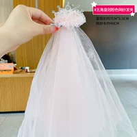 Коронный страза Розовая сетка длинная плавающая ленточная утиная зажима