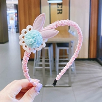 Зеленая складная шар для волос розовый кроличьи уши тонкая модель