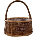 Редактор Rattan -IN -Chief, овощная корзина, корзина для яиц, ручная тканая корзина для пикника, маленькая бамбуковая корзина для бамбука для бамбуковой корзины