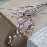 Ветка цветка сливы, искусственные цветочные украшения, имитация зимнего сладкого цветка персика, украшение для гостиной, журнального столика, зимний букет сливы, украшение дома в китайском стиле