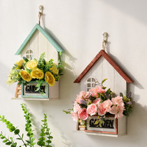 Nordic indoor room wall decoration hanging flower restaurant shop wall creative pendant living room wall hanging accessories