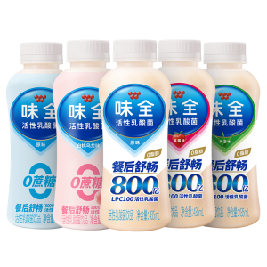 任选10件包邮味全活性乳酸菌饮品435ml*1瓶 芦荟草莓味多口味