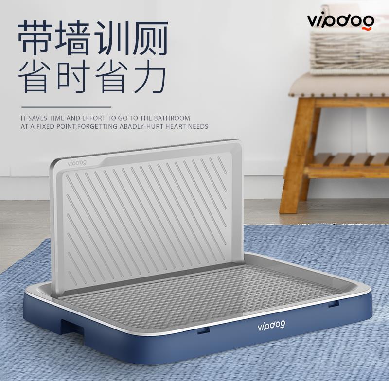 Dog toilet Automatic cleaning of medium dog urinals Pet size Number of pet supplies Anti-stomatting flat splash wall