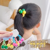 Безвредная детская резинка для волос, эластичный милый аксессуар для волос, не повреждает волосы