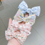 Детская милая заколка для волос с бантиком, челка, аксессуар для волос для принцессы, безвредные шпильки для волос