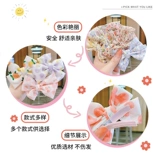 Детская милая заколка для волос с бантиком, челка, аксессуар для волос для принцессы, безвредные шпильки для волос