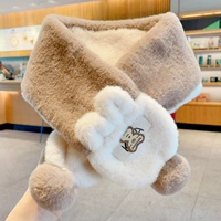 Серый заячий мишка с ушками