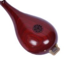 Liuqin professional playing mahogany Liuqin mahogany double sound hole Liuqin rosewood copper double sound window double resonance box