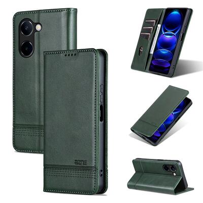 Suitable for vivo y100i phone case, leather y100 protective case, front and back suction, 5G wallet style full package, V2313A shockproof, vovo 1005g glass, por cowhide soft
