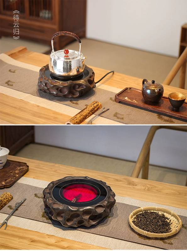 Longyinzhai điện bếp gốm sắt nồi nồi gốm điện đặc biệt không có bức xạ điện từ câm sử dụng tại nhà không hái nồi bùn đá cũ