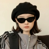 Солнцезащитные очки Jennie в том же стиле для женщин, ретро, популярная девушка, кошачий глаз, маленькая оправа, очки GM, поляризационные солнцезащитные очки с защитой от УФ-лучей, маленькое лицо