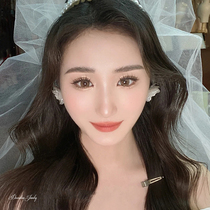 New retro quartets Super Fairy Flowers Big Earrings Strings Beads Bridal Temperament Earrings True Everyday Accessories