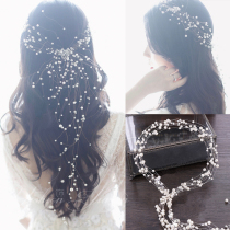 Bride headdress Mori Xianmei new wedding dress atmospheric super fairy hair accessories wedding female toast clothing accessories