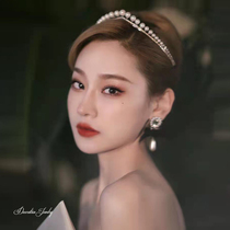 2022 new bridal headgear Atmospheric Pearl Crown Birthday Woman 2022 Adult Head Superior Wedding Dresses Accessories