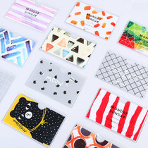Creative Plastic Translucent Cutting Sleeve Student School Card Bus Card Bank Card Meal Card Meal Card Protection Sleeve Document Sleeve