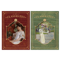 Retro literary classmate record primary school student sixth grade graduation growth memorial book 2024 new high-value loose-leaf book junior high school boys and girls address book simple ins style niche guest book