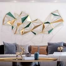  Wall hanging creative wrought iron geometric wall decoration three-dimensional wall decoration Modern style living room background wall decoration pendant