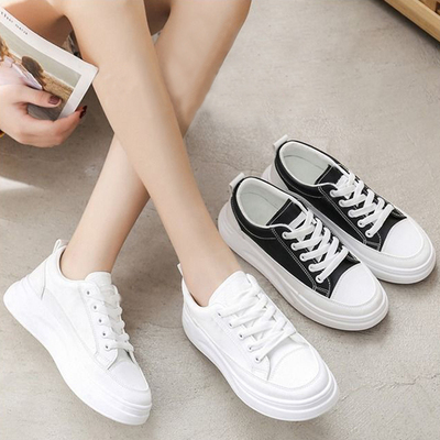 韩版小白鞋女2020新款女鞋潮流百搭休闲鞋女士镂空板鞋学生运动鞋