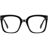 Черно -рама очки женская рама рамы Большой Иопия Иопия Соглашение, круглый лицевой лицевой датчик смарт -световой рамки боксинг плоский световой зеркал