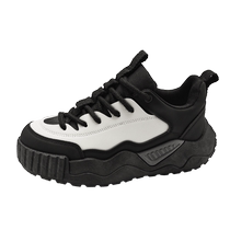 Invisible inner height increasing mens shoes 10CM8CM6 summer popular thick-soled sports dad shoes wear-resistant black samurai hiking shoes