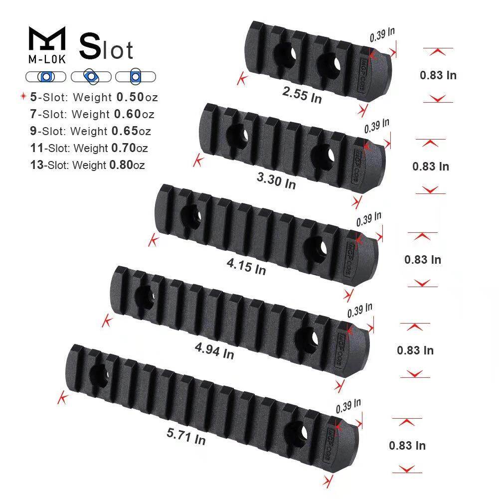 (MGPCQB) MI NSR fish bone plug-in modified accessories M-lok special rail sheet 5 para.