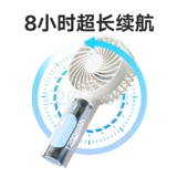 Cyke Handheld небольшой вентилятор, портативный портативный маленький USB -банка зарядка мини -малый электрический вентилятор на рабочем столе, большой ветер, тихий вентилятор с общежил.