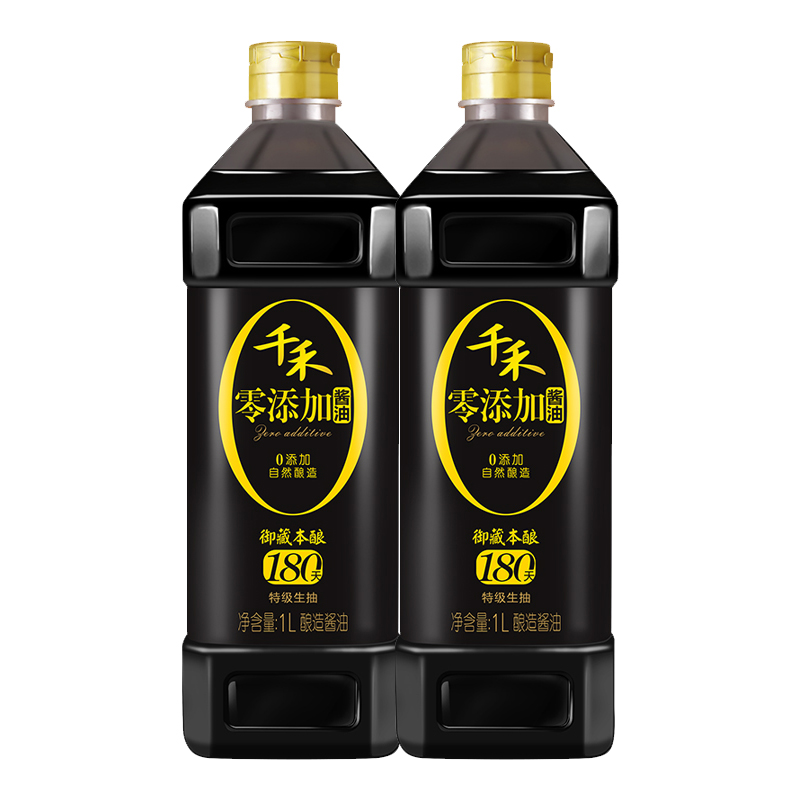 Khoe Zero Added Soy Sauce Royal Book Brew 180 Days 1L Brewing Special Student Drawing Household No Iodine - free