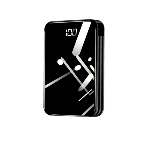 Зарядное сокровище поставляется с линией 20000 мАч Ультра -тонкой маленькой компактной и портативной.