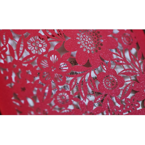 Приглашения Свадебные посты 邀 Приглашение приглашения на женитьбы 2021 Свадебная творческая личность Индивидуальная сеть красная свежая европейский стиль