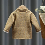 Утепленная приятная телу детская удерживающая тепло футболка для девочек, 2022, в западном стиле, высокий воротник