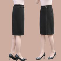 Middle Aged Lady Spring Autumn Clothing Workplace White Collar Mid-Body Dress 100 Hitch 2021 Hitch 2021 New Mom Dress Dresses Ocean Gas