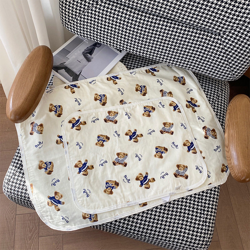 Pet diaper repeated use of washable dog cats pee inwet water absorption mat diaper non-disposable sanitary pad