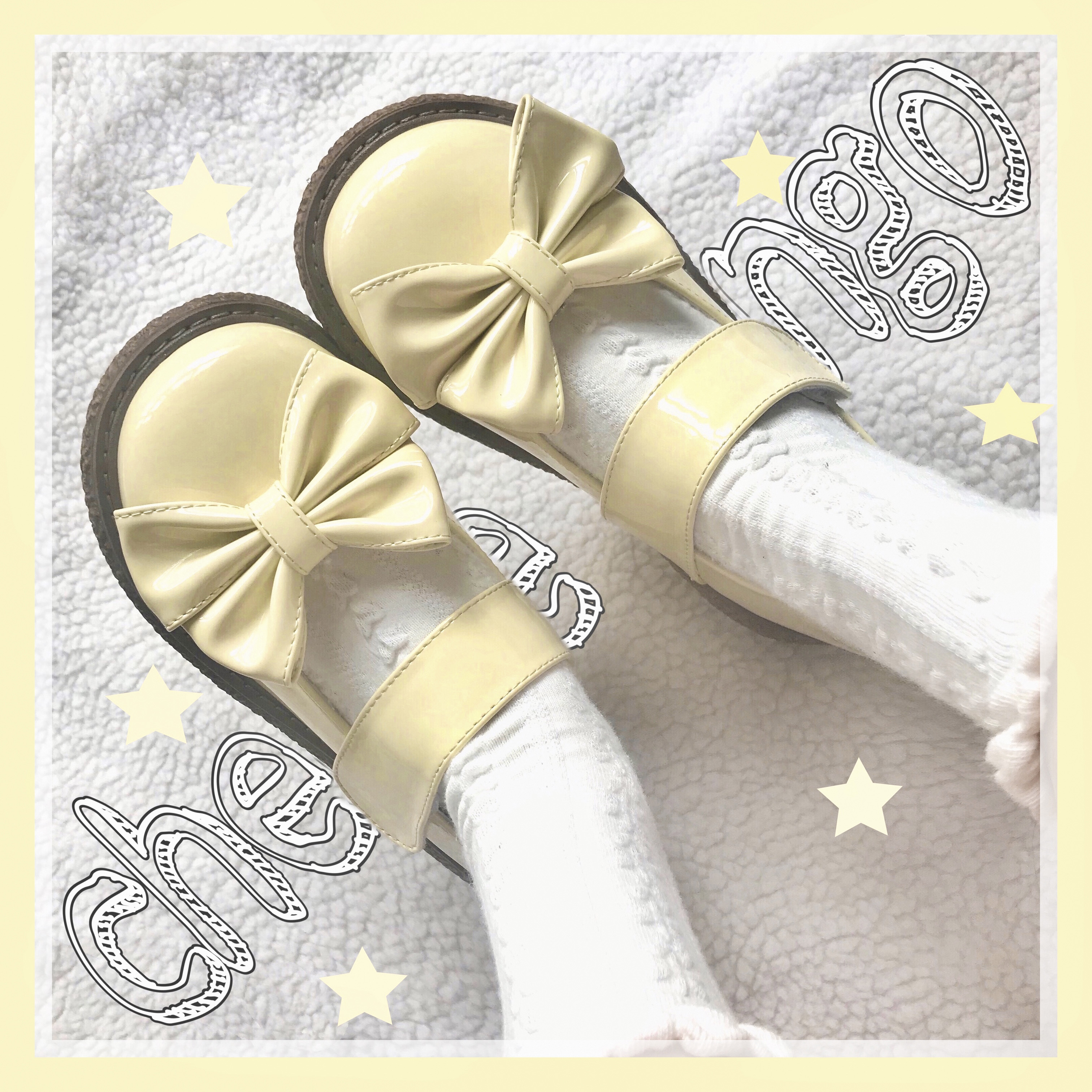 Spot milk yellow QQ sugar big toe shoes super tender new color wild cute thick bottom beef tendon bottom round toe shoes