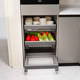 Space Aluminum 304 stainless steel kitchen cabinet pull basket