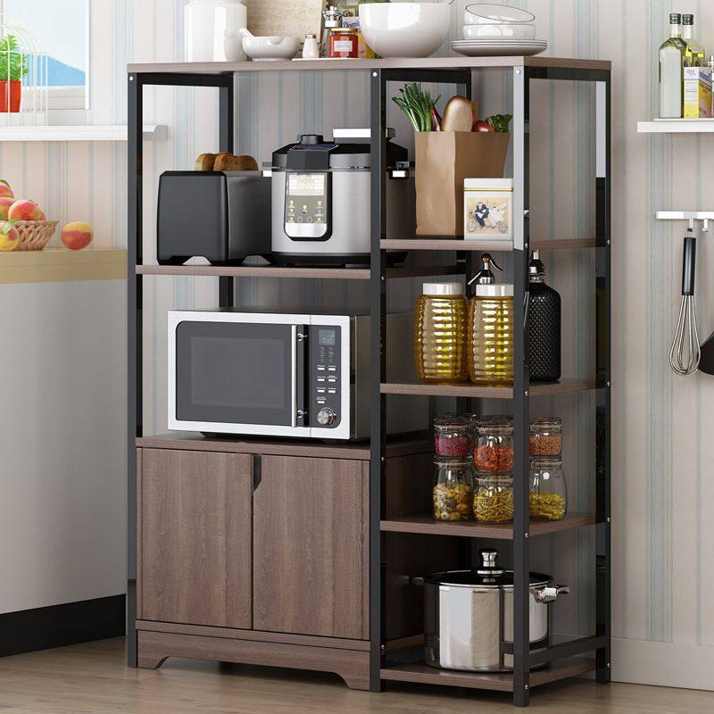 Kitchen Cupboard Shelving floor Multilayer microwave shelf Multi-functional Bowl Holder accommodating pan Home Lockers 