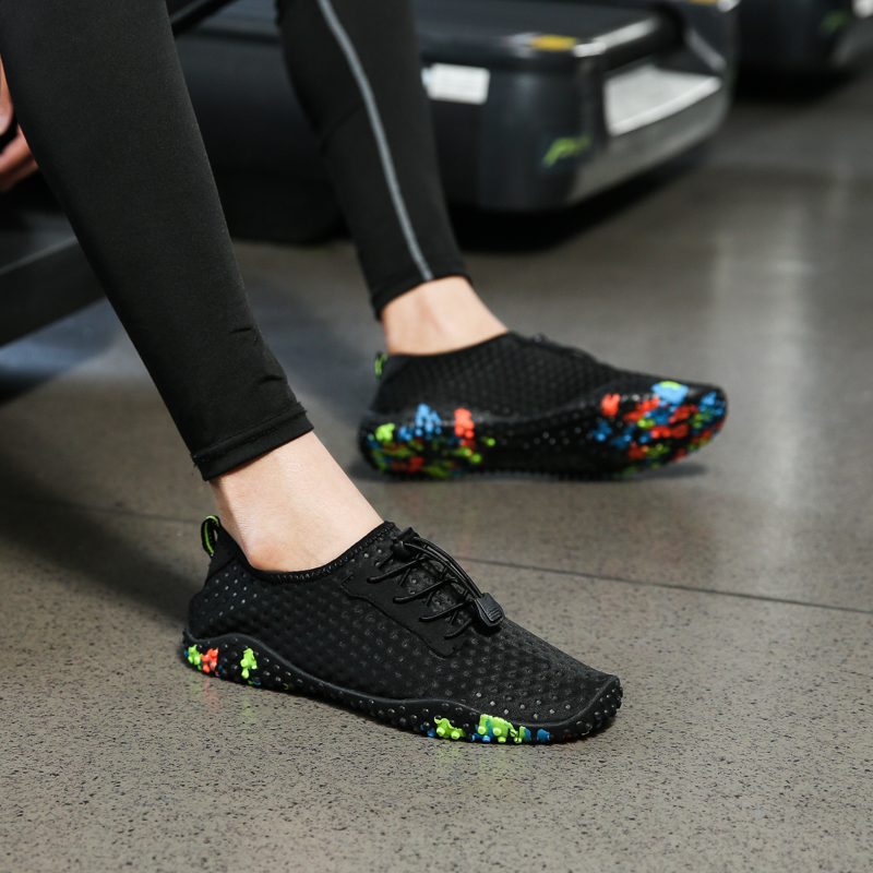 Gym professional skipping shoes for men and women running special machine indoor floor antifreeze non-slip soft bottom shock absorption yoga shoes