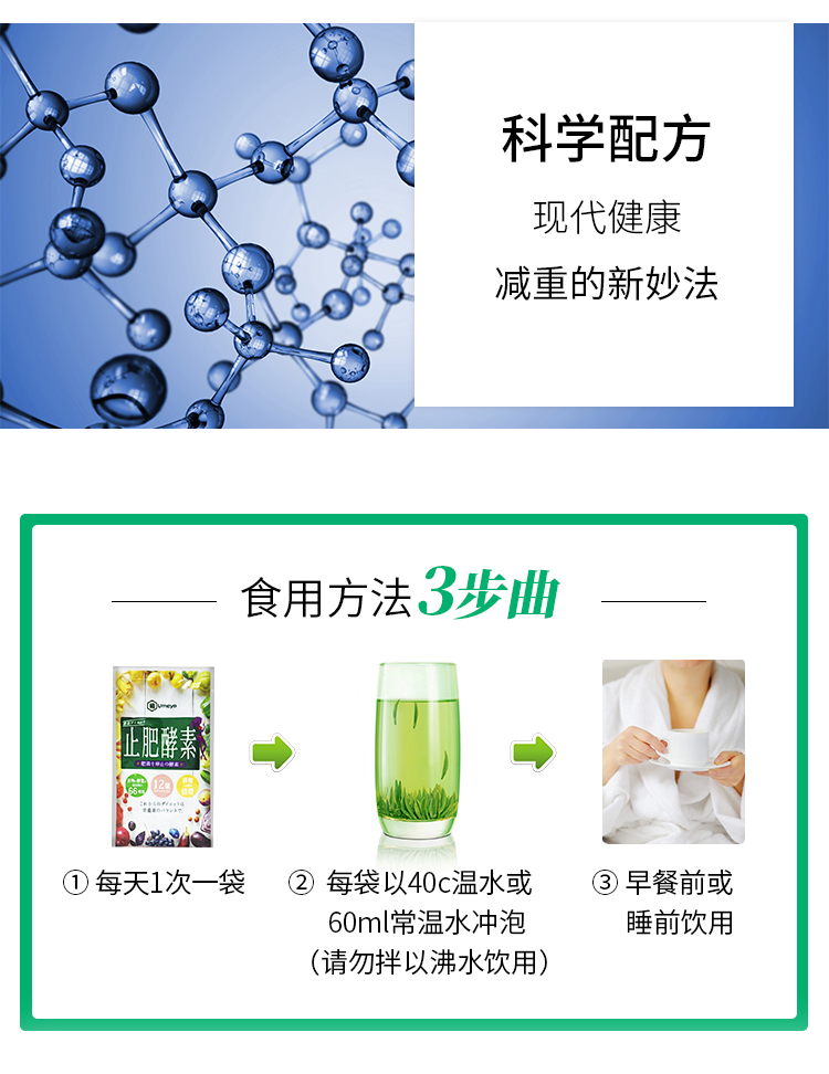 香港 herbs 果蔬止肥酵素粉 8.5g*12包 阻止60%淀粉的吸收 图12