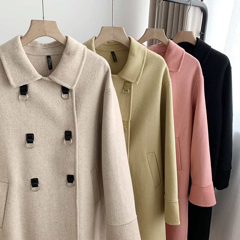 GHDVW090 high value for money factory Qing wool material loose and thin long version of woolen sweater