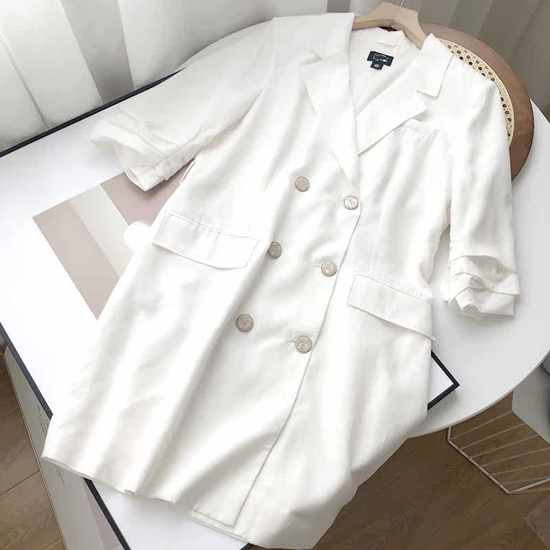 GGLVW197 Divine Domestic Tide G sold for RMB749  medium long version of suit foreign dress women 2021 summer new