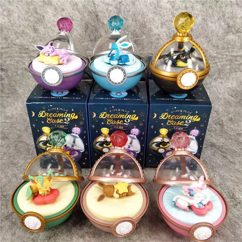 Японская коробка-сюрприз Cover Box Egg Monster Sleep Ibrahima Pikachu Elf Ball 6 Edition Motherland