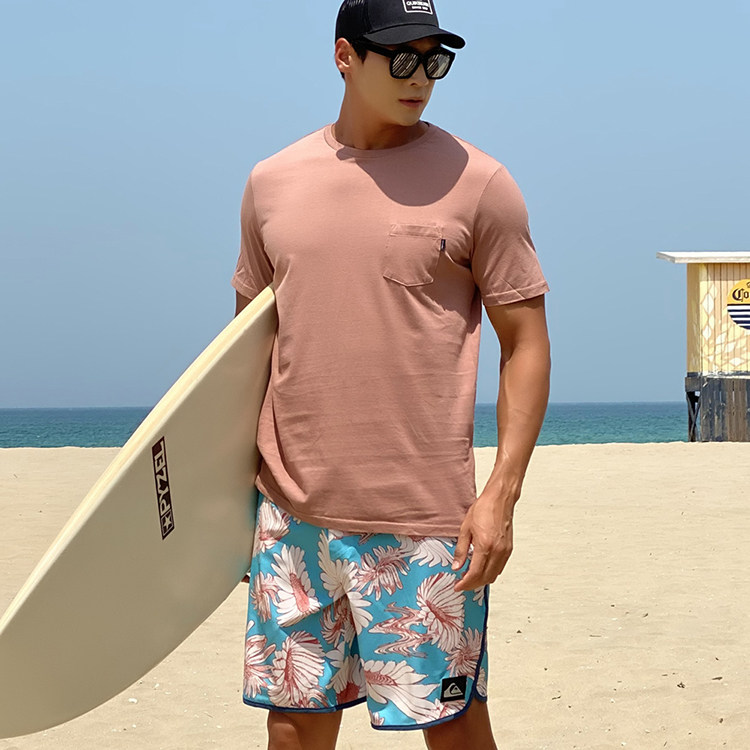 QUIKSILVER MALE BEACH PANTS SOUTH KOREA DIRECT SWIMMING SWIMMING SURFING DIVING BEACH OUTDOOR MB1068GQS 