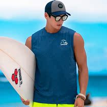 QUIKSILVER sunscreen clothes speed riding board sleeveless surf beach outdoor seaside travel MT640NQS